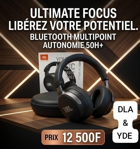 Casque JBL M65  - Avec sacoche de protection - 20 heures d’autonomie - Garantie et facture